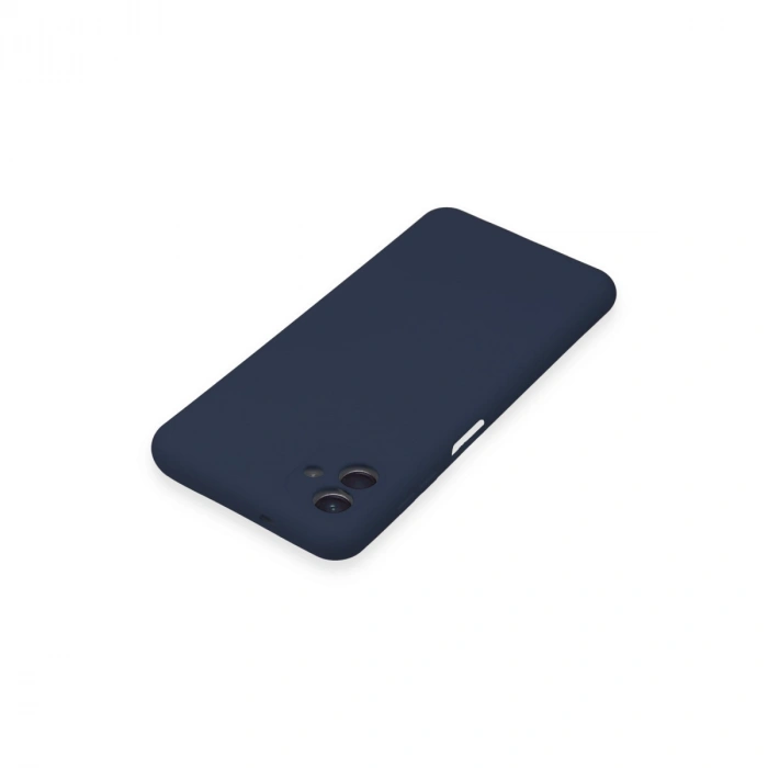Samsung Galaxy A04e Kılıf Nano İçi Kadife Silikon - Lacivert
