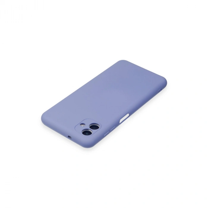 Samsung Galaxy A04e Kılıf Nano İçi Kadife Silikon - Lila