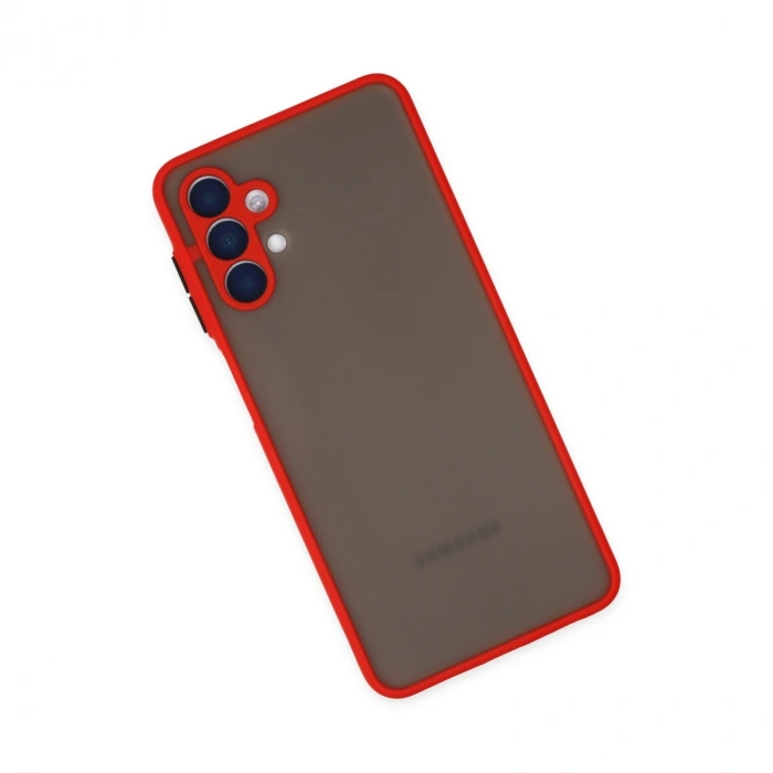 Samsung Galaxy A04s Kılıf Montreal Silikon Kapak - Kırmızı