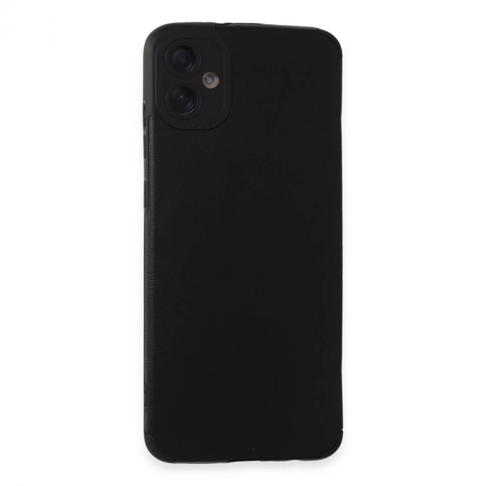 Samsung Galaxy A05 Kılıf Loop Deri Silikon - Siyah