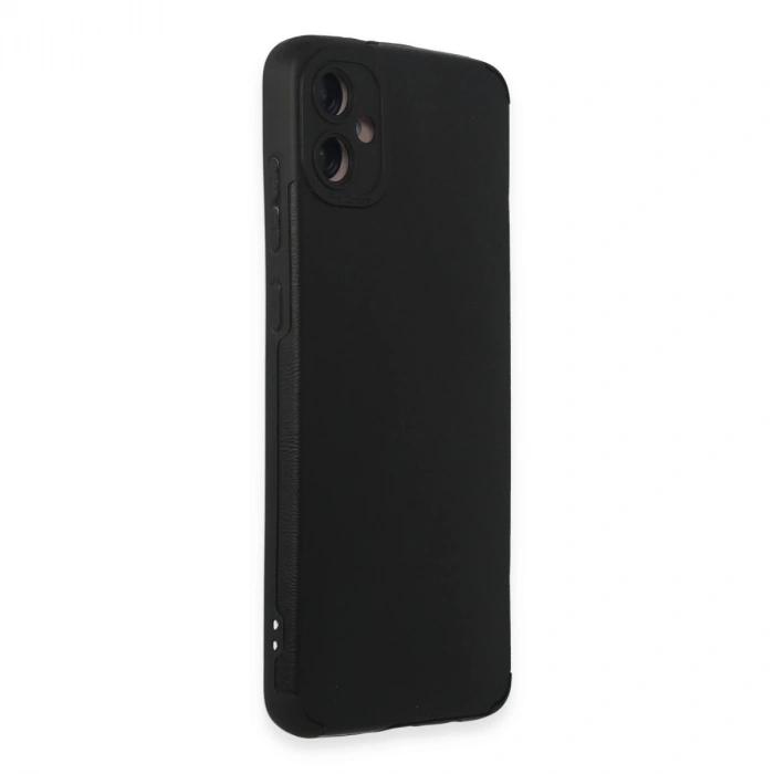 Samsung Galaxy A05 Kılıf Loop Deri Silikon - Siyah