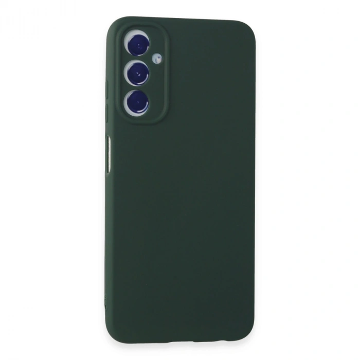 Samsung Galaxy A05s Kılıf First Silikon - Koyu Yeşil