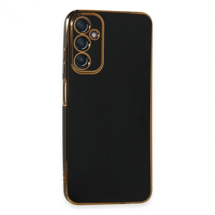 Samsung Galaxy A05s Kılıf Volet Silikon - Siyah
