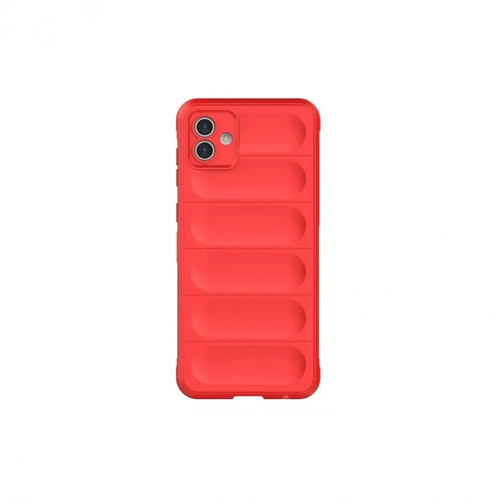 Samsung Galaxy A06 Kılıf Optimum Silikon - Kırmızı
