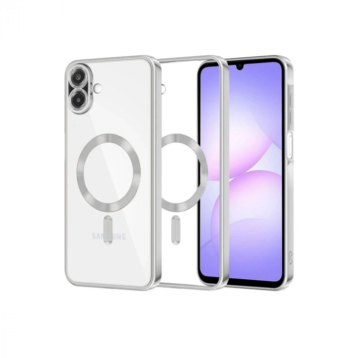 Samsung Galaxy A07 4g Kross Magneticsafe Kapak - Gümüş