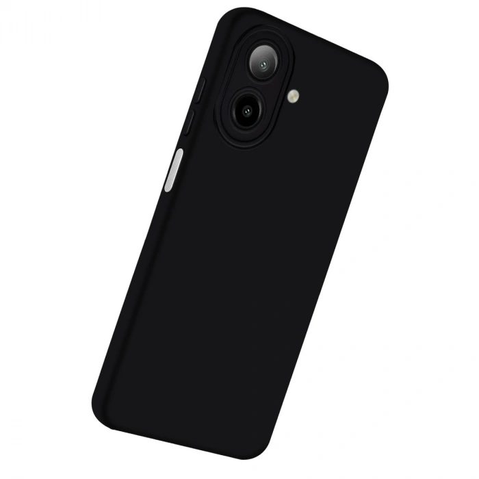 Samsung Galaxy A07 4g Nano İçi Kadife Silikon - Siyah