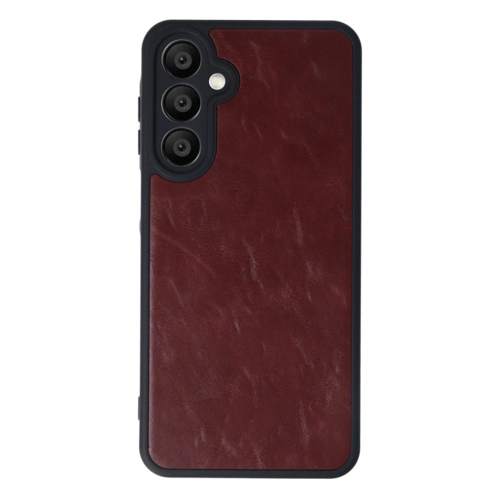Samsung Galaxy A16 5g Kılıf Aras Deri Kapak - Bordo