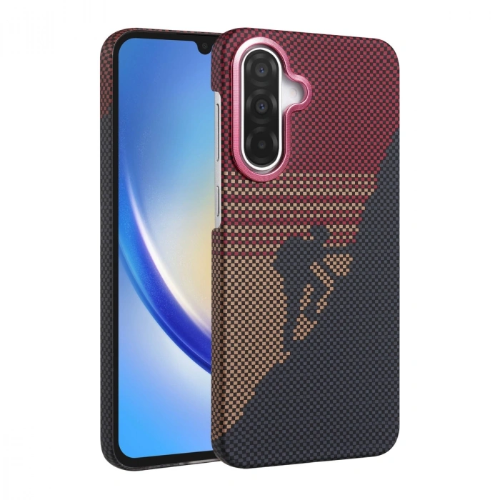 Samsung Galaxy A17 5g Vega Magsafe Kapak - Kırmızı