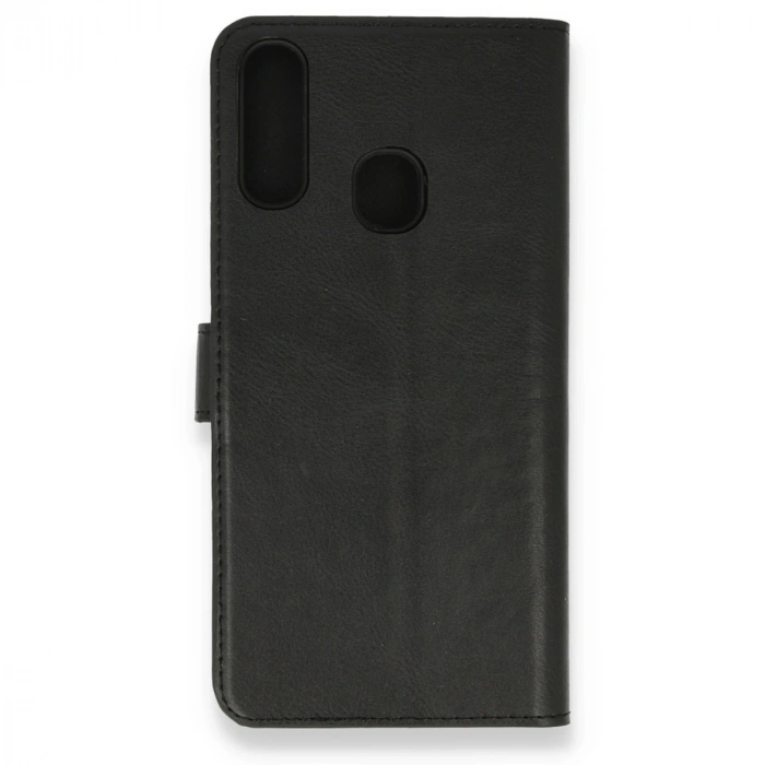 Samsung Galaxy A20s Kılıf Trend S Plus Kapaklı Kılıf - Siyah