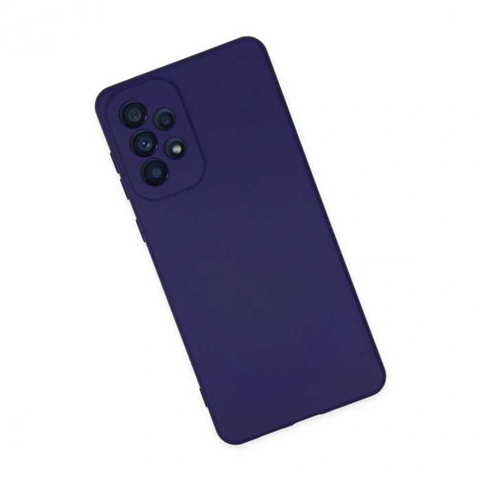 Samsung Galaxy A23 4g Kılıf Nano İçi Kadife Silikon - Mor