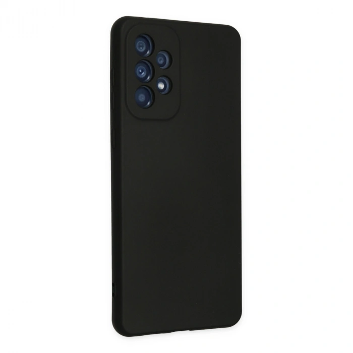 Samsung Galaxy A23 4g Kılıf Nano İçi Kadife Silikon - Siyah