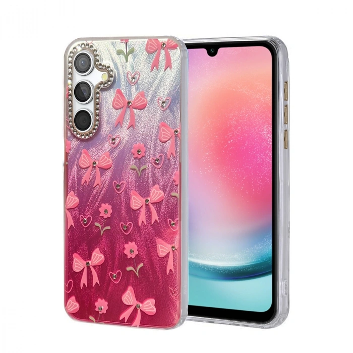 Samsung Galaxy A24 4g Kılıf Blade Aynalı Desenli Kapak - Desen 3