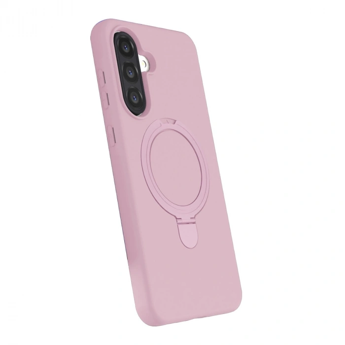 Samsung Galaxy A26 Regal Magsafe Standlı Kapak - Açık Pembe
