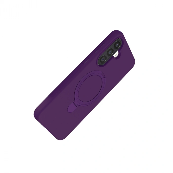 Samsung Galaxy A26 Regal Magsafe Standlı Kapak - Derin Mor