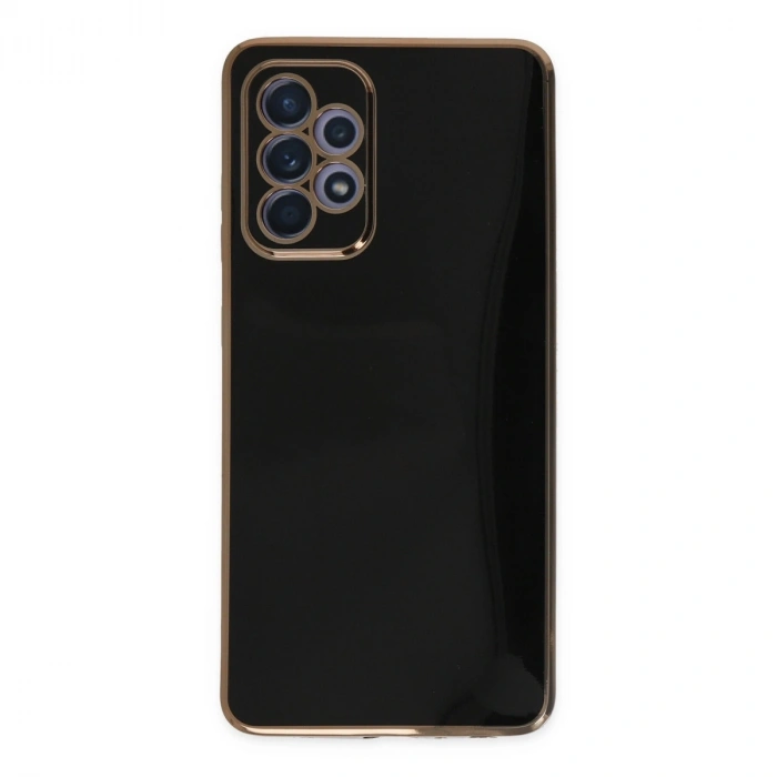 Samsung Galaxy A32 Kılıf Volet Silikon - Siyah
