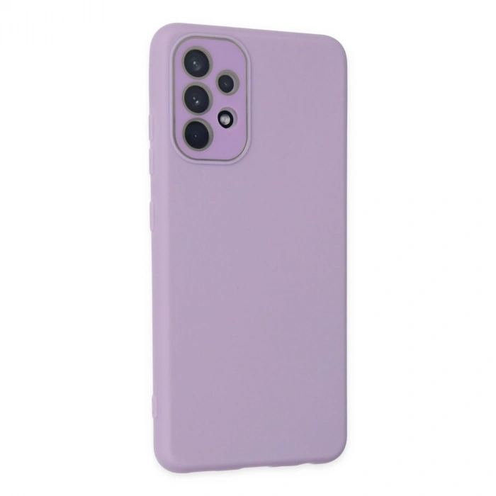 Samsung Galaxy A33 5g Kılıf Lansman Glass Kapak - Lila