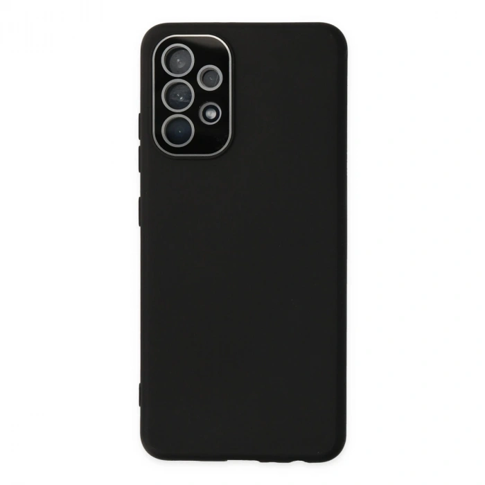 Samsung Galaxy A33 5g Kılıf Lansman Glass Kapak - Siyah