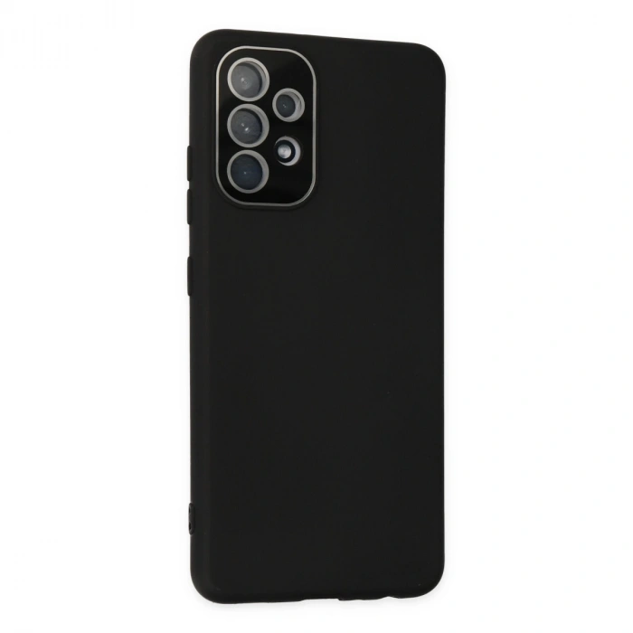 Samsung Galaxy A33 5g Kılıf Lansman Glass Kapak - Siyah