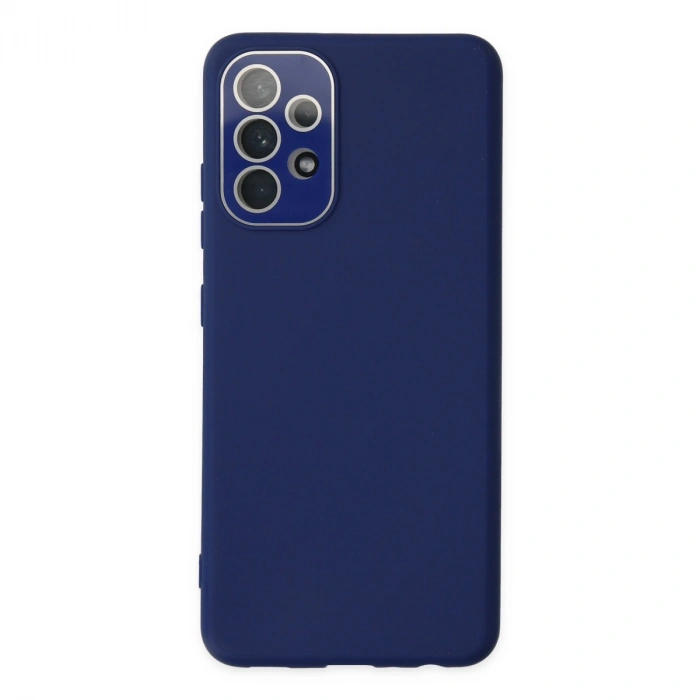 Samsung Galaxy A33 5g Kılıf Lansman Glass Kapak - Sky Blue