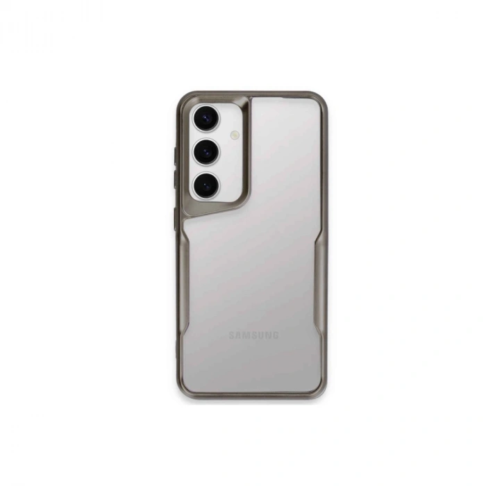 Samsung Galaxy A35 5g Kılıf Boyi Silikon Kapak - Titan Gri