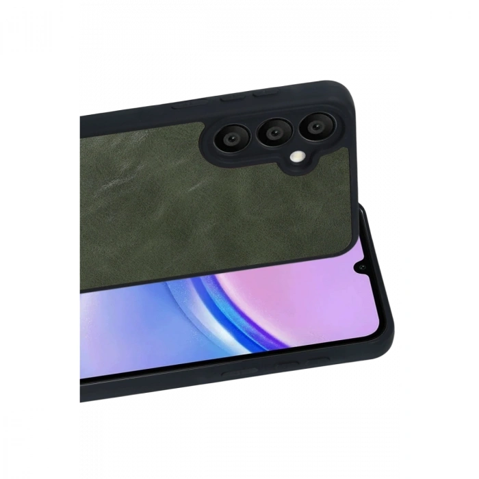 Samsung Galaxy A37 5g Aras Deri Kapak - Yeşil