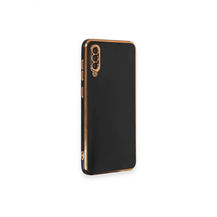 Samsung Galaxy A50 Kılıf Volet Silikon - Siyah