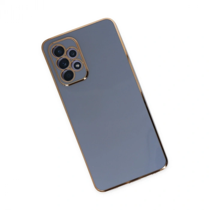 Samsung Galaxy A52 Kılıf Volet Silikon - Mavi