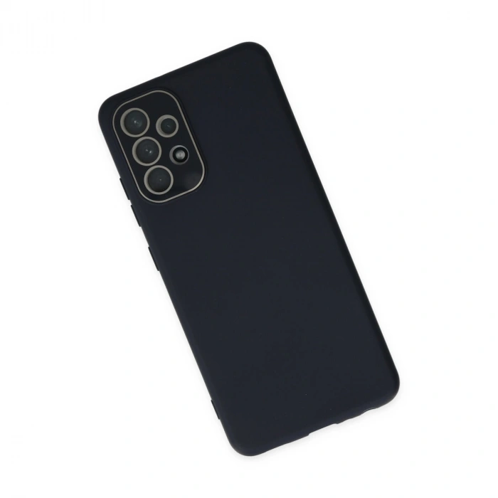 Samsung Galaxy A53 5g Kılıf Lansman Glass Kapak - Lacivert