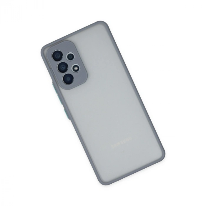 Samsung Galaxy A53 5g Kılıf Montreal Silikon Kapak - Gri