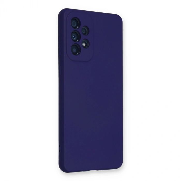 Samsung Galaxy A53 5g Kılıf Nano İçi Kadife Silikon - Mor