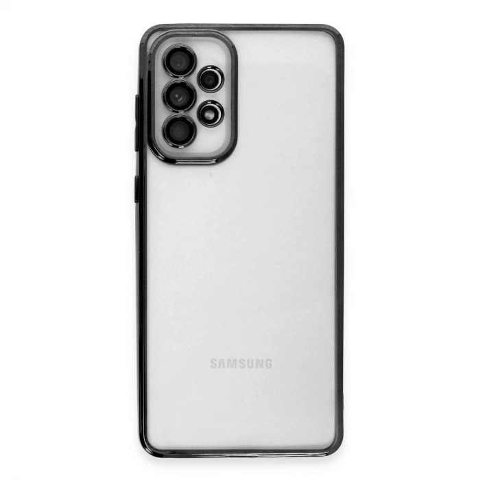 Samsung Galaxy A53 5g Kılıf Razer Lensli Silikon - Siyah