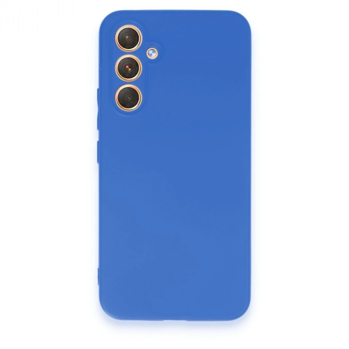 Samsung Galaxy A54 5g Kılıf First Silikon - Mavi