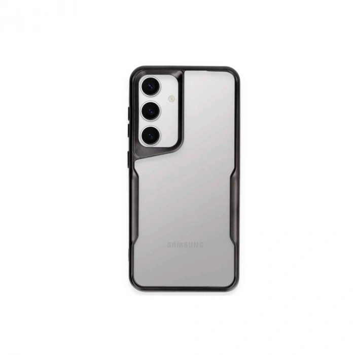 Samsung Galaxy A55 5g Kılıf Boyi Silikon Kapak - Siyah