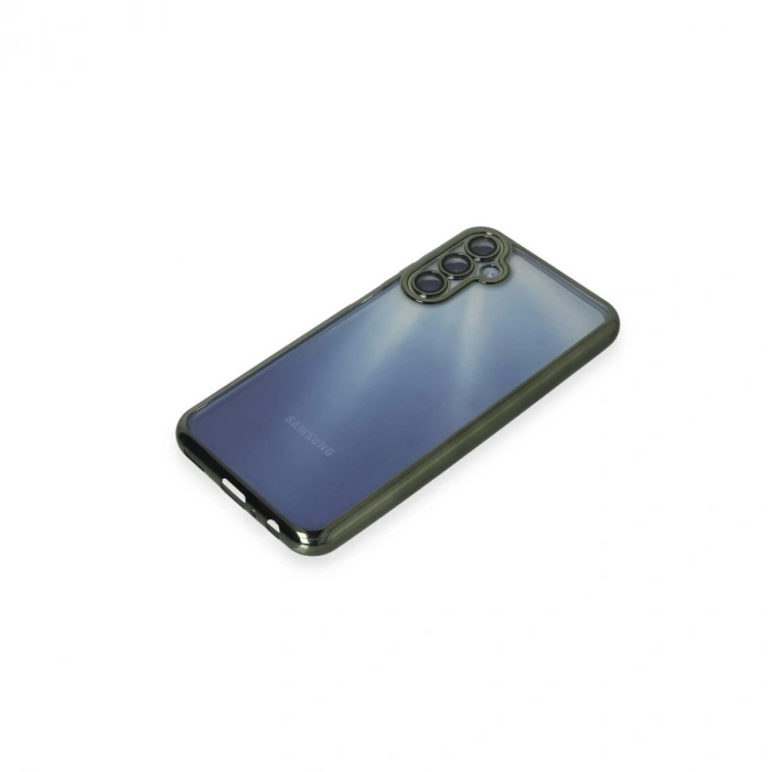 Samsung Galaxy A55 5g Kılıf Razer Lensli Silikon - Yeşil