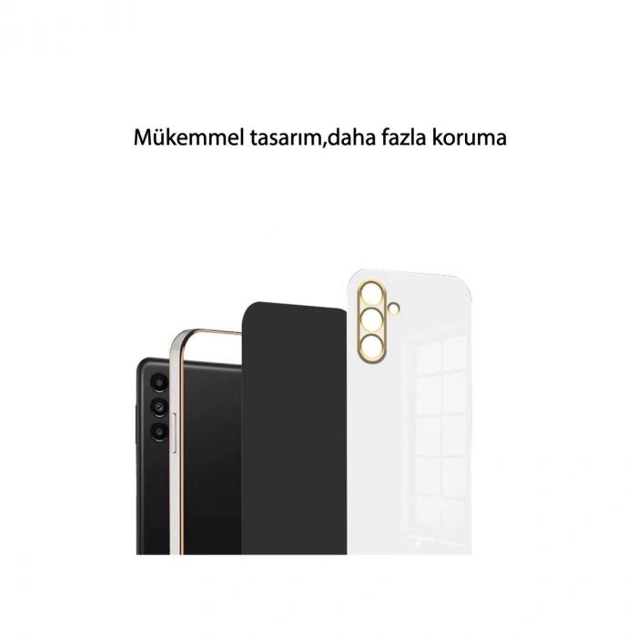 Samsung Galaxy A55 5g Kılıf Volet Silikon - Pembe