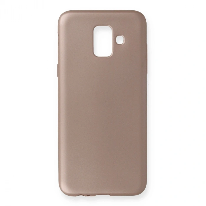 Samsung Galaxy A6 2018 Kılıf First Silikon - Rose Gold