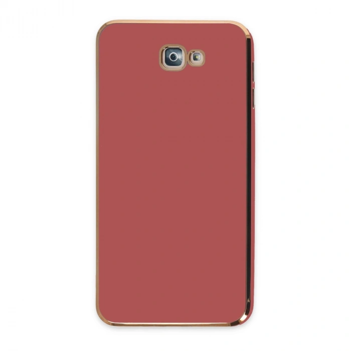 Samsung Galaxy J7 Prime Kılıf Volet Silikon - Kırmızı