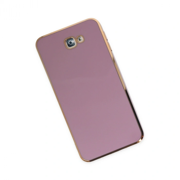 Samsung Galaxy J7 Prime Kılıf Volet Silikon - Mor