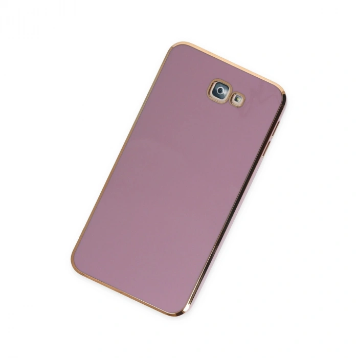 Samsung Galaxy J7 Prime Kılıf Volet Silikon - Mor