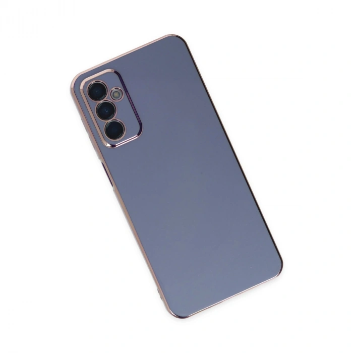 Samsung Galaxy M23 Kılıf Volet Silikon - Mavi