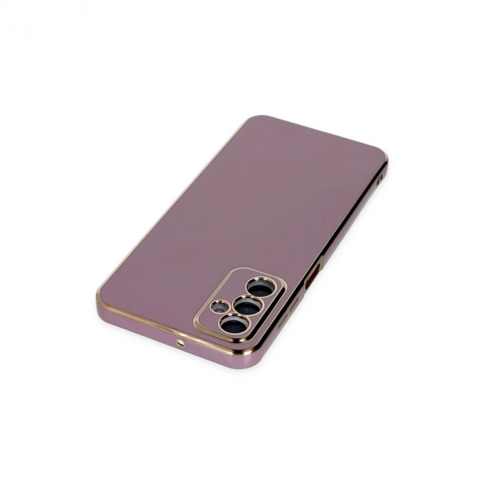 Samsung Galaxy M23 Kılıf Volet Silikon - Mor
