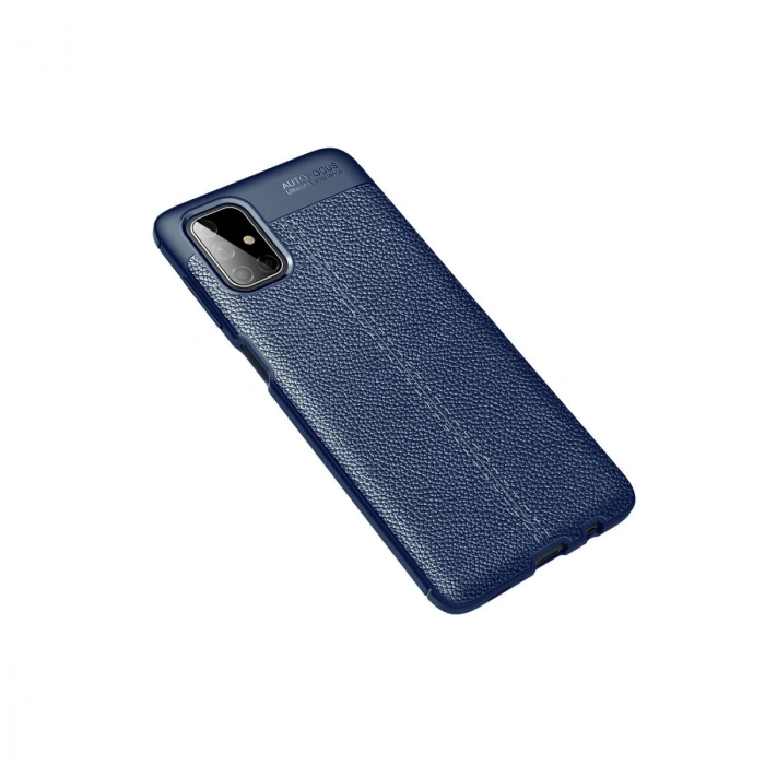 Samsung Galaxy M51 Kılıf Auto Focus Kapak - Lacivert