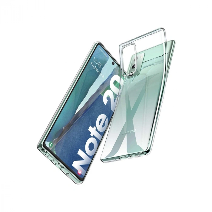 Samsung Galaxy Note 20 Kılıf Lüx Şeffaf Silikon