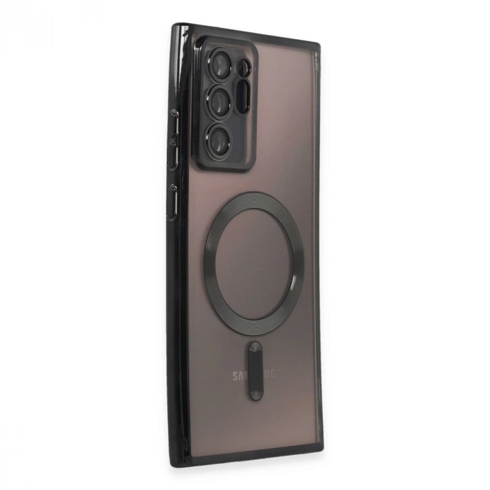 Samsung Galaxy Note 20 Ultra Kılıf Kross Magneticsafe Kapak - Siyah