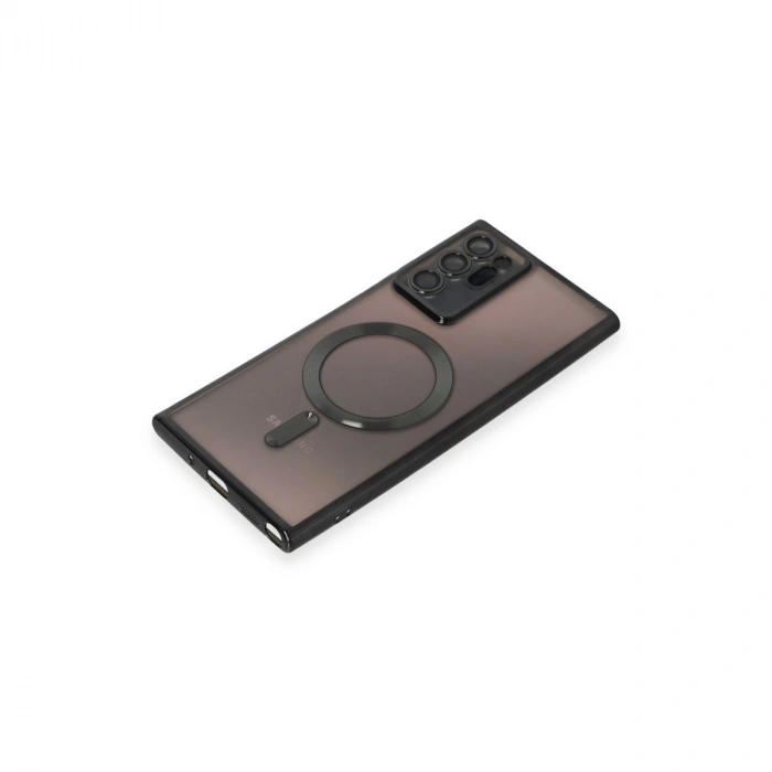 Samsung Galaxy Note 20 Ultra Kılıf Kross Magneticsafe Kapak - Siyah
