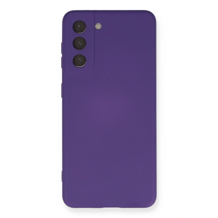 Samsung Galaxy S21 Kılıf Nano İçi Kadife Silikon - Mor