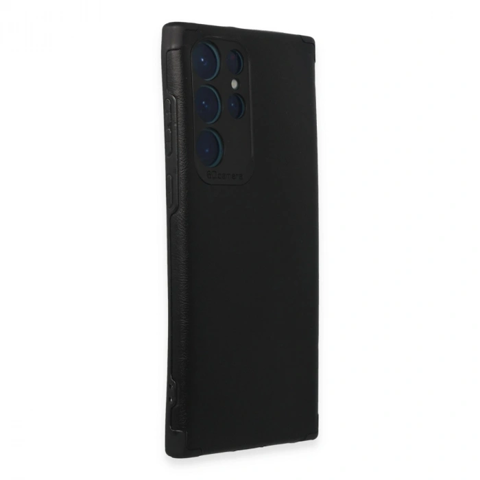 Samsung Galaxy S22 Ultra Kılıf Loop Deri Silikon - Siyah
