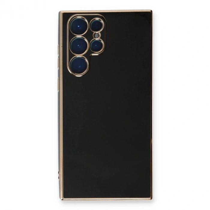 Samsung Galaxy S22 Ultra Kılıf Volet Silikon - Siyah
