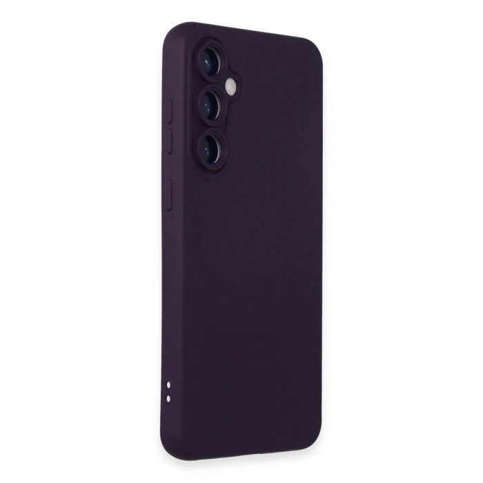 Samsung Galaxy S23 Fe Kılıf Nano İçi Kadife Silikon - Mor