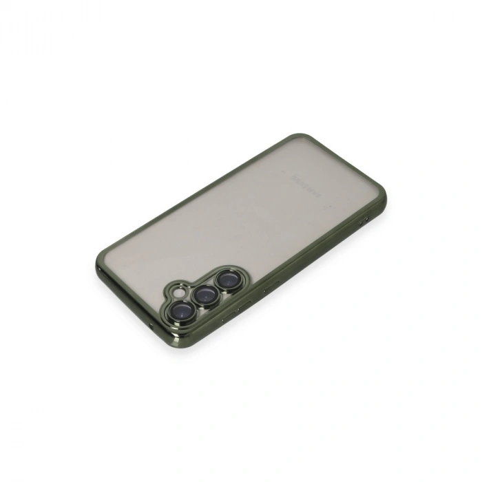 Samsung Galaxy S23 Fe Kılıf Razer Lensli Silikon - Yeşil